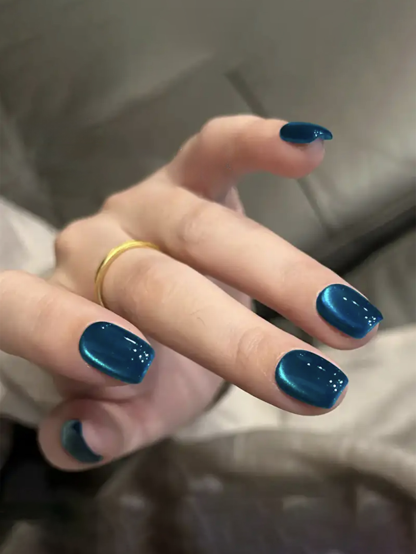 Nail Art Cat Eye Pink - 1-24pcs WS Spring Summer Blue Red