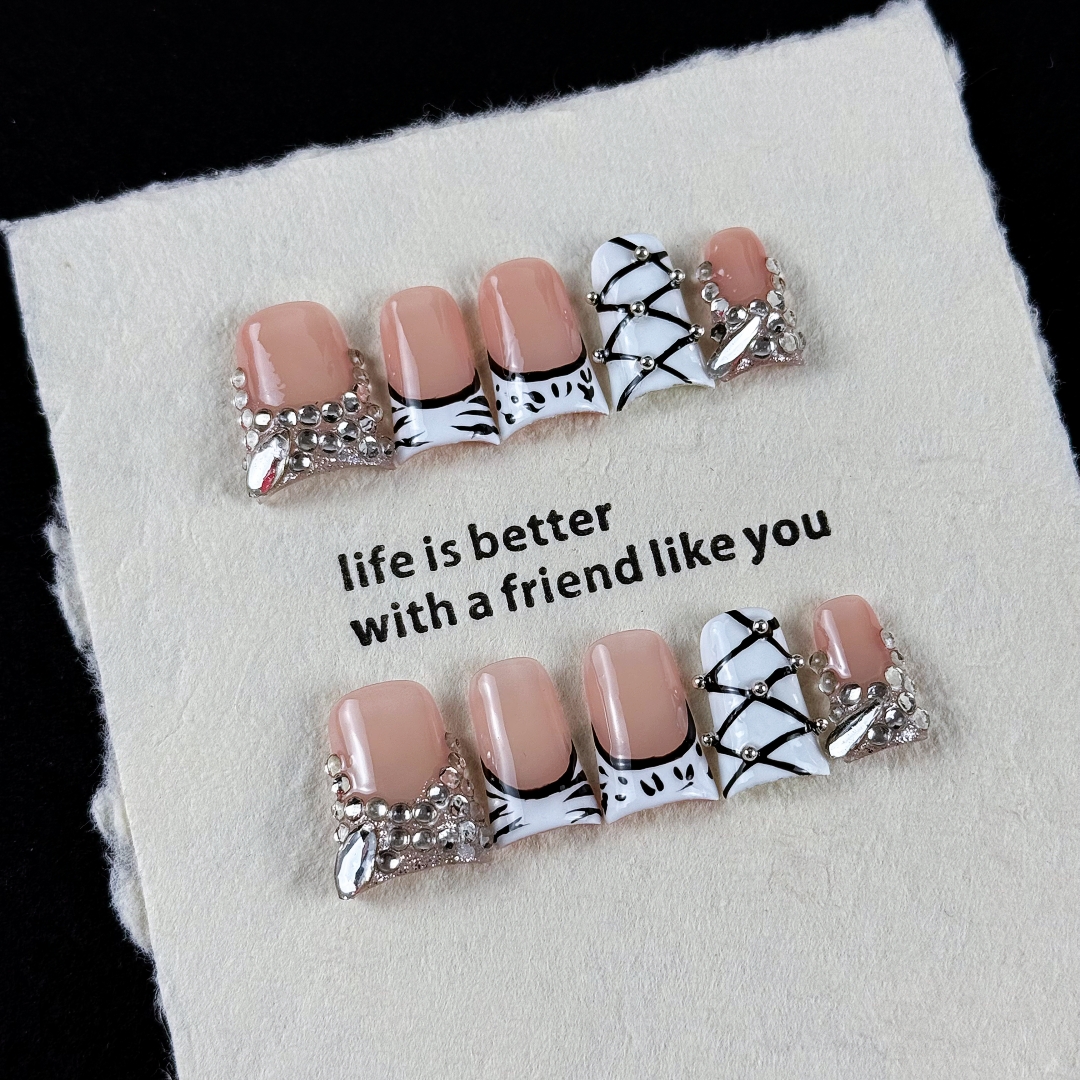 Nail Art Aesthetic - 10pcs high-end Luxury yet minimalist style,