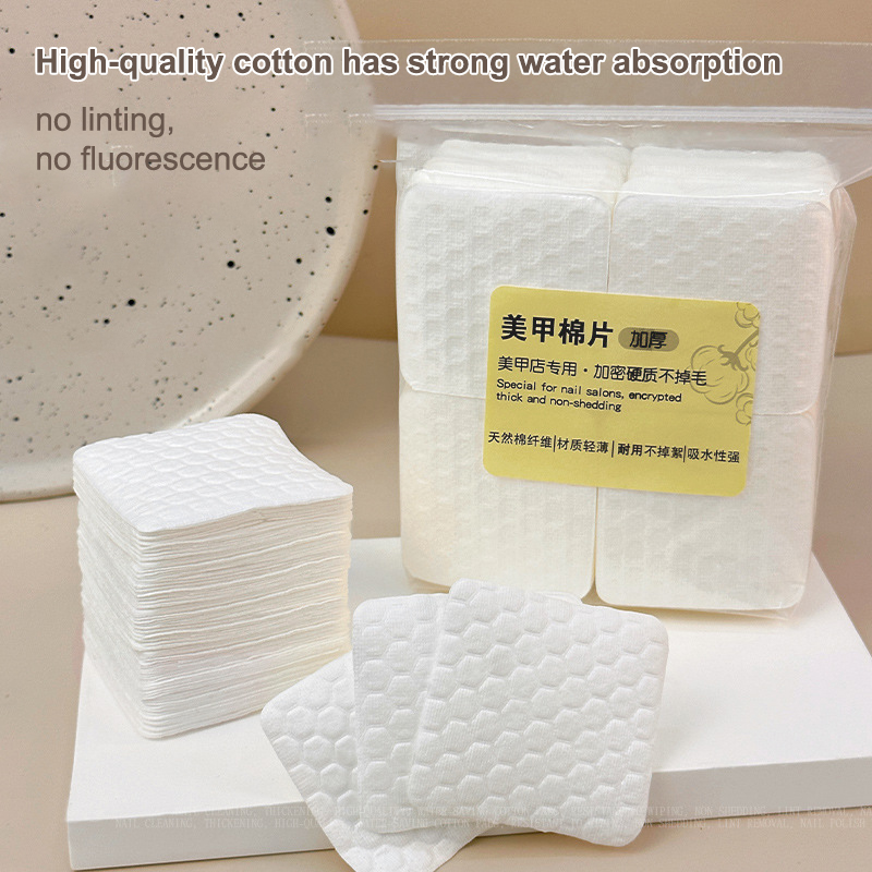 Nail Art Gel - 200/500Pcs Thickening Profession Cotton Pads For