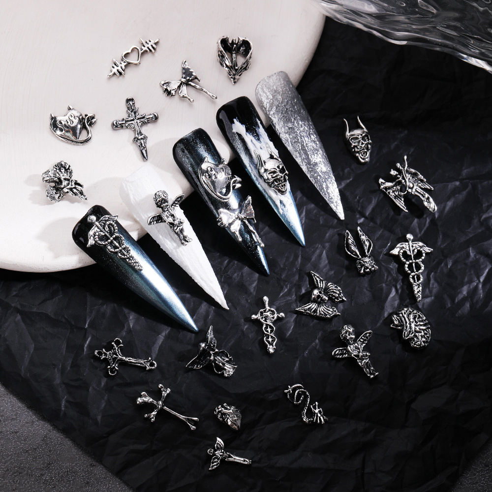Nail Art Vampire - 20pcs Style Mix Halloween Nail Art