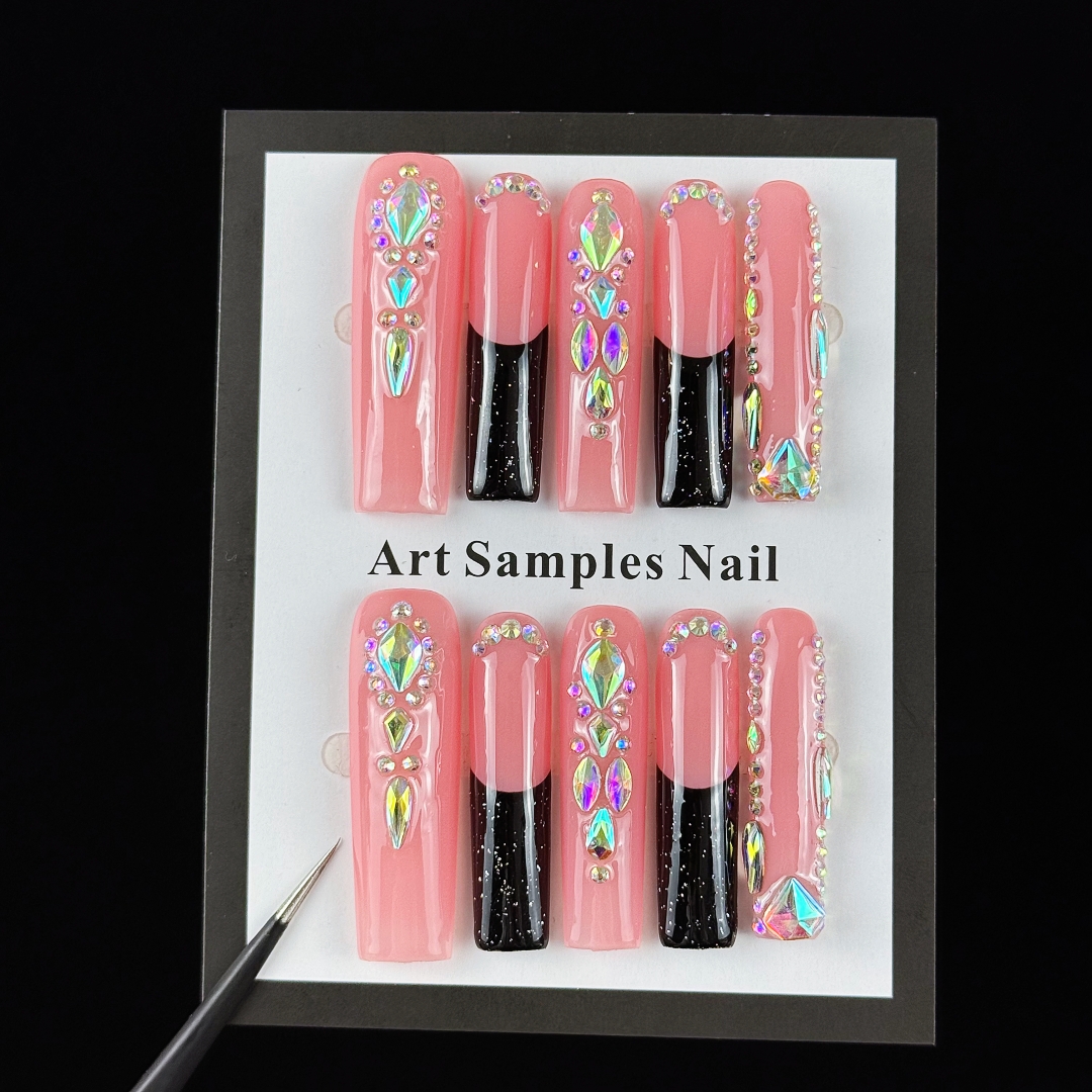 Nail Art Aesthetic - 10pcs high-end Sweet girl style, hand-painted