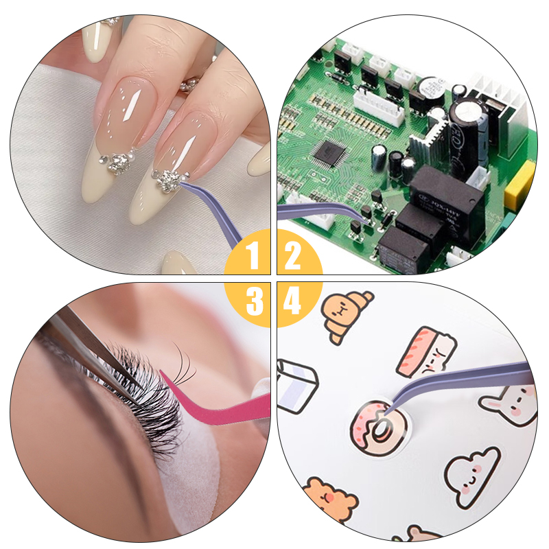 Nail Art Decor Eyelashes Tweez - Striping Tape Nail recension och pris