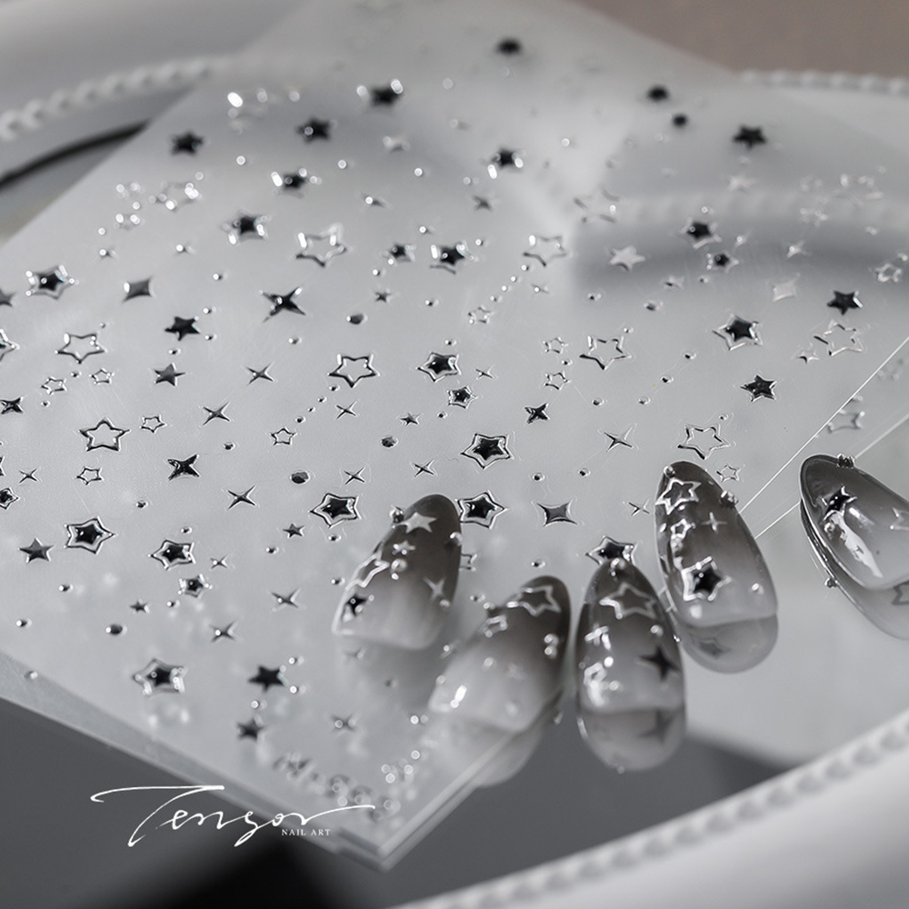 5D Luxury Star Nail Stickers f - Nail Art Vampire recension och pris