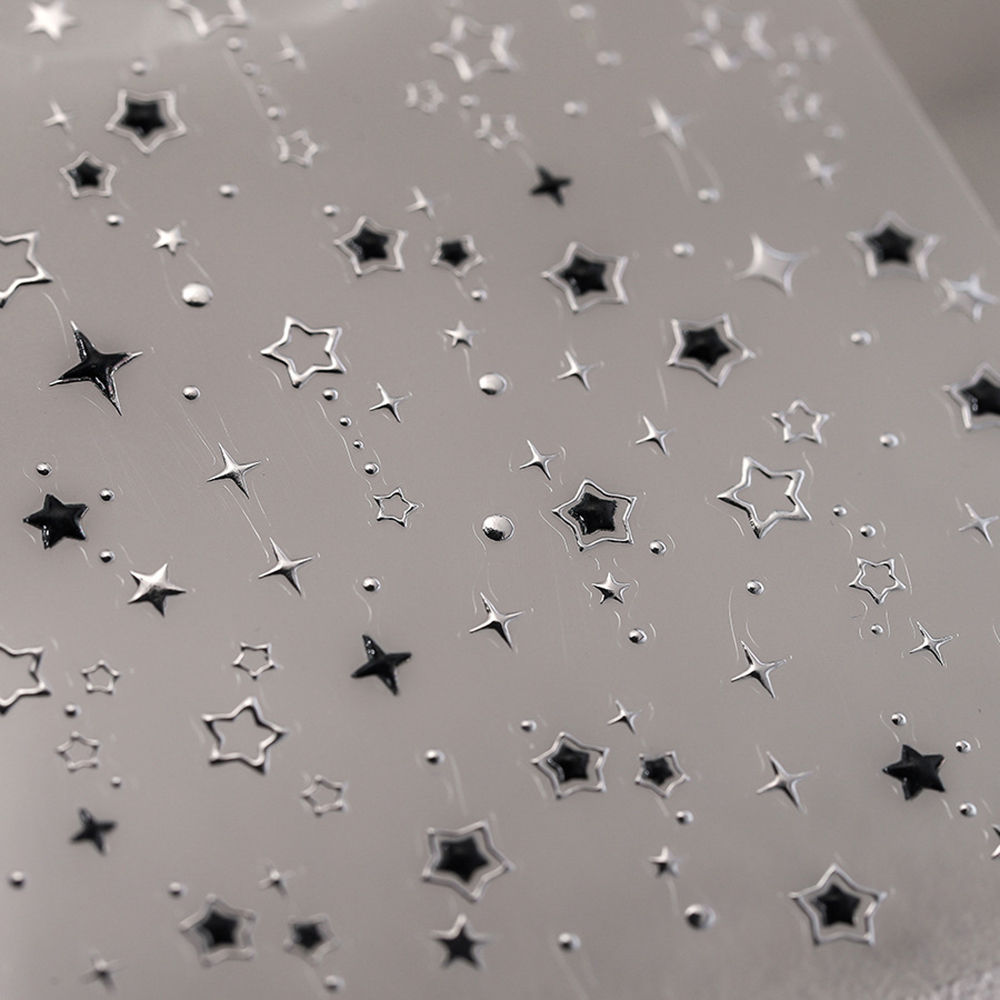 5D Luxury Star Nail Stickers f - Nail Art Vampire recension och pris