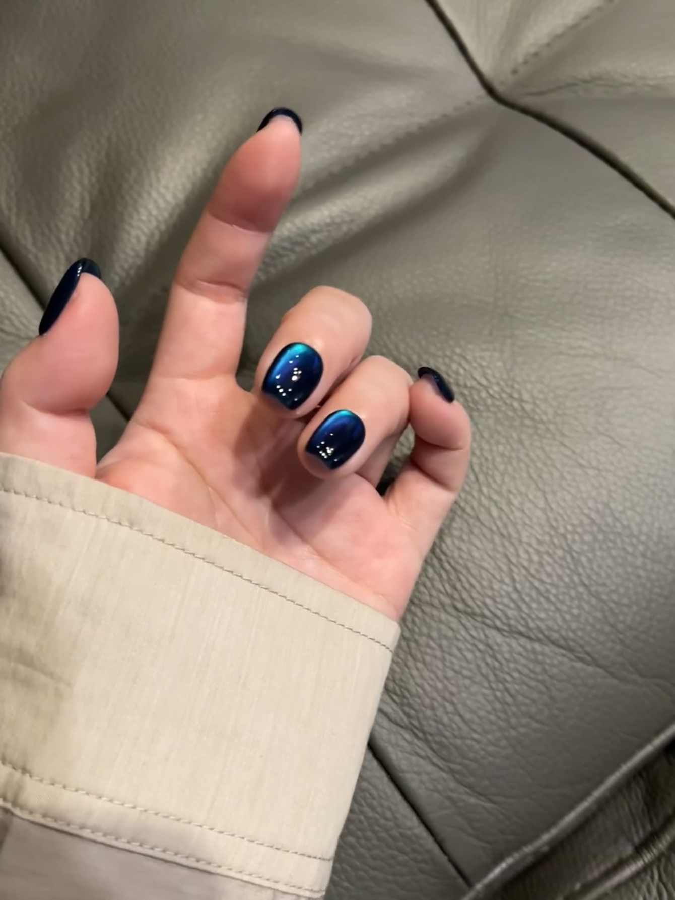 1-24pcs WS Spring Summer Blue  - Nail Art Cat Eye Pink recension och pris