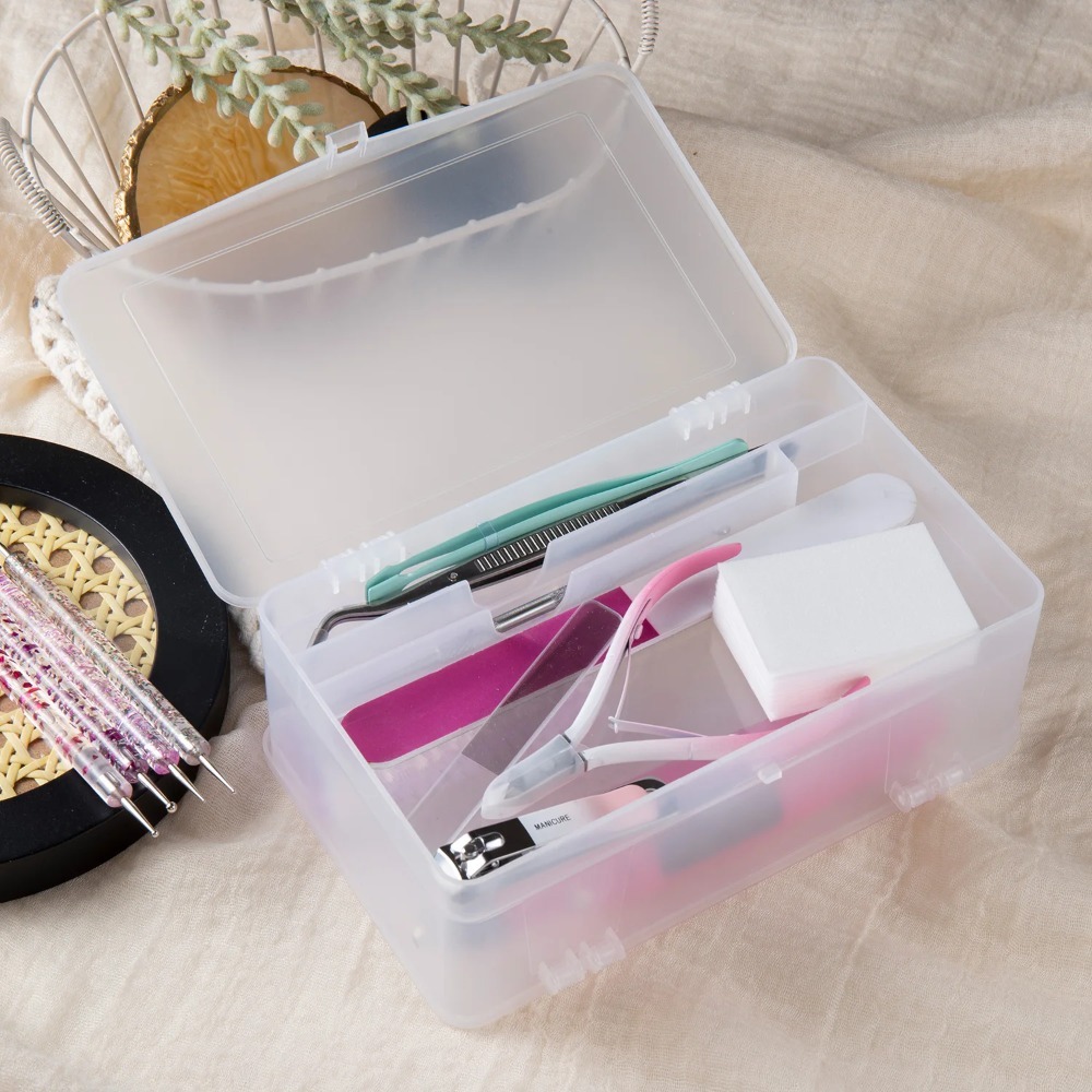 Dual-Open 2-Tier Super Capacit - Nail Art Halal recension och pris