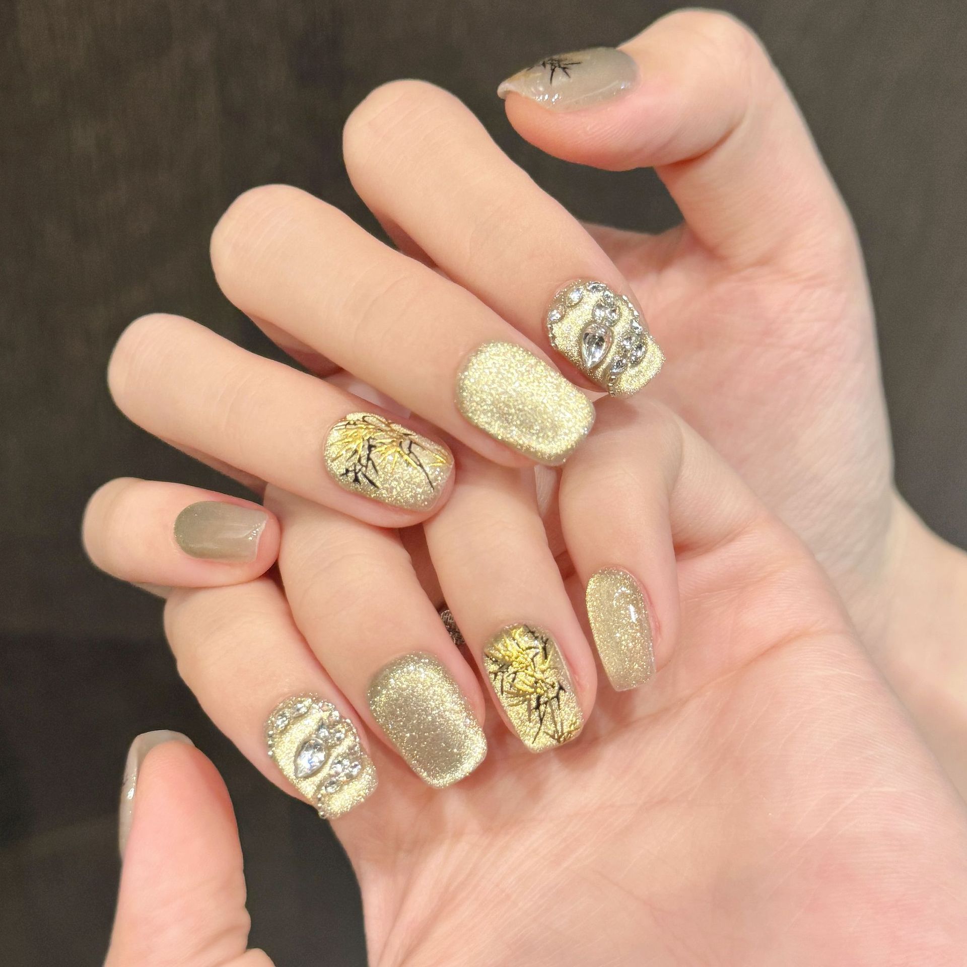 10pcs New Chinese Style Handma - Nail Art Aesthetic recension och pris