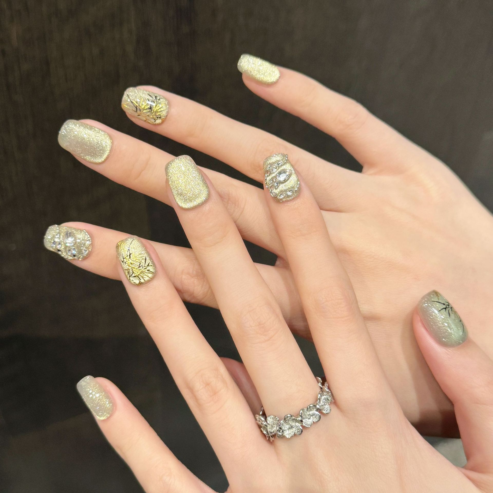 10pcs New Chinese Style Handma - Nail Art Aesthetic recension och pris