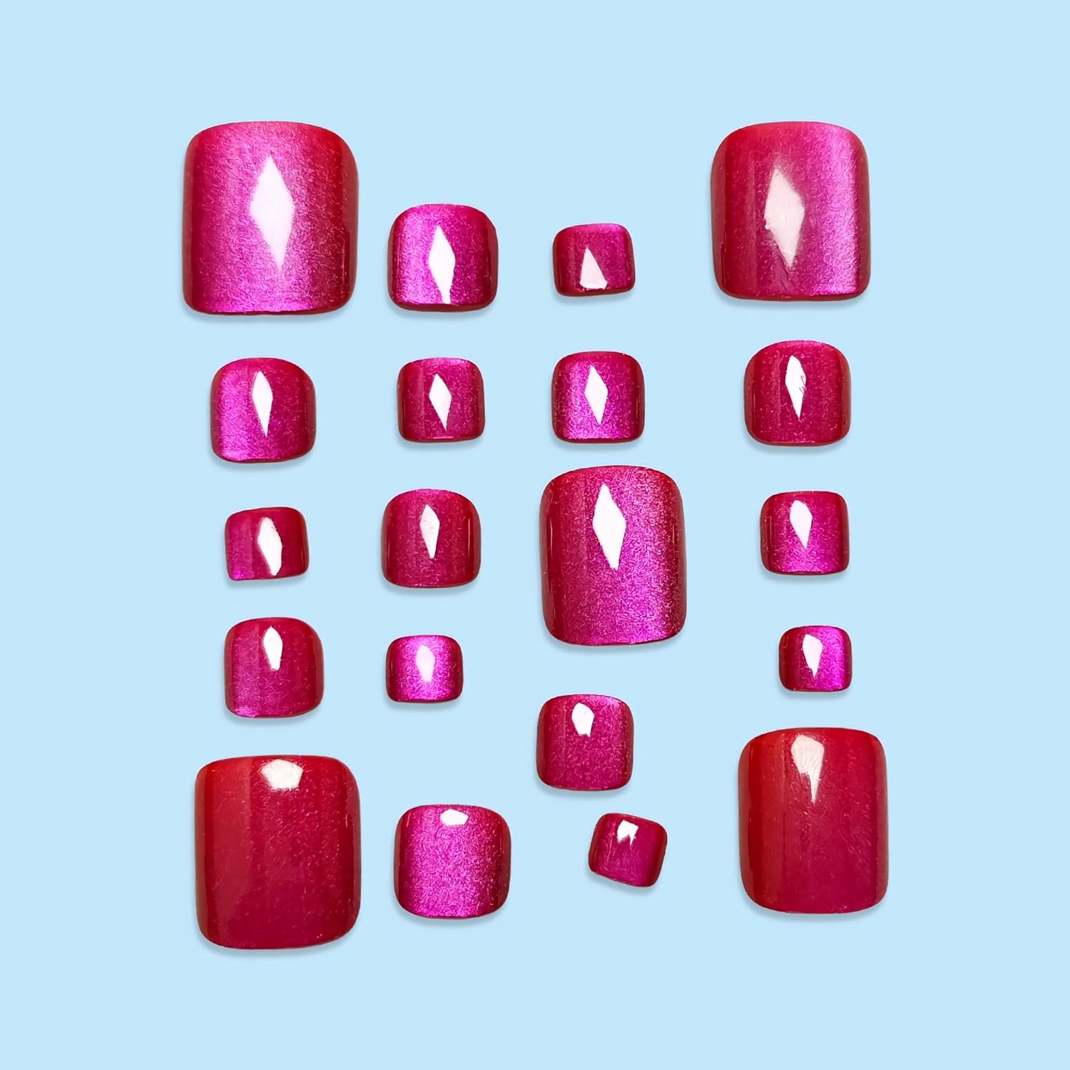 96PCS Acrylic Presser Foot Sha - Nail Art Aesthetic recension och pris