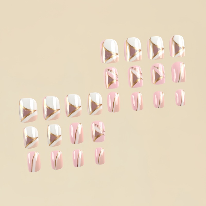 24pcs/set Cute Sweet Short Squ - Nail Art Aesthetic recension och pris