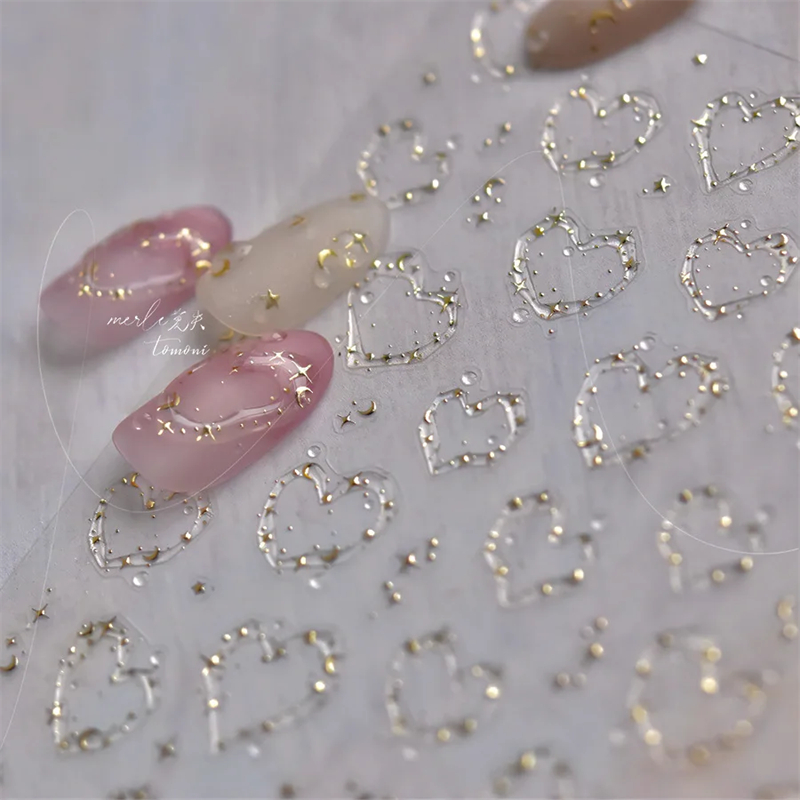 1pcs Jelly Nail Stickers Shiny - Nail Art Vampire recension och pris