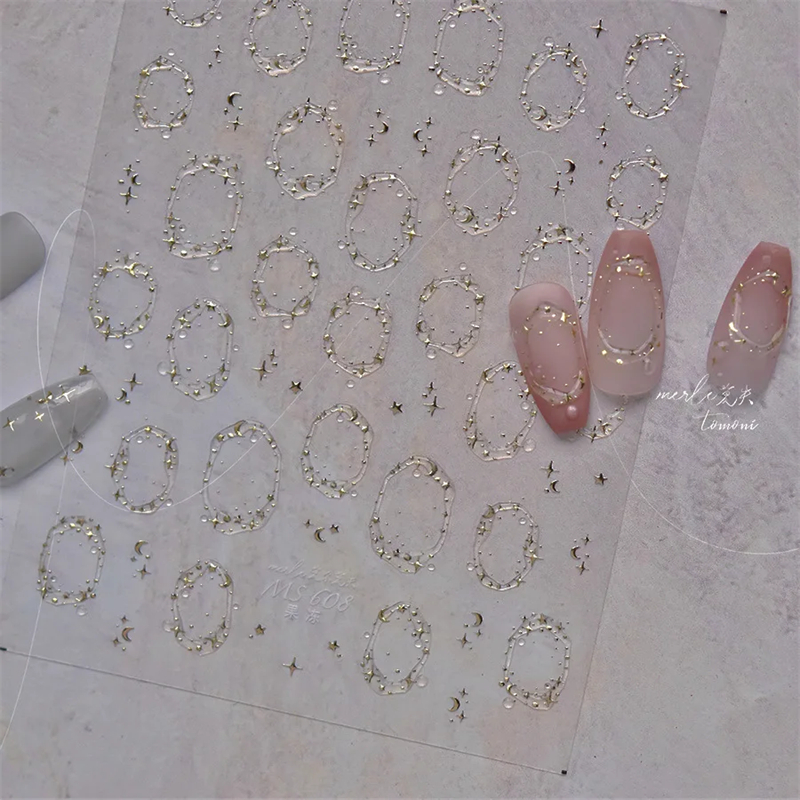 1pcs Jelly Nail Stickers Shiny - Nail Art Vampire recension och pris