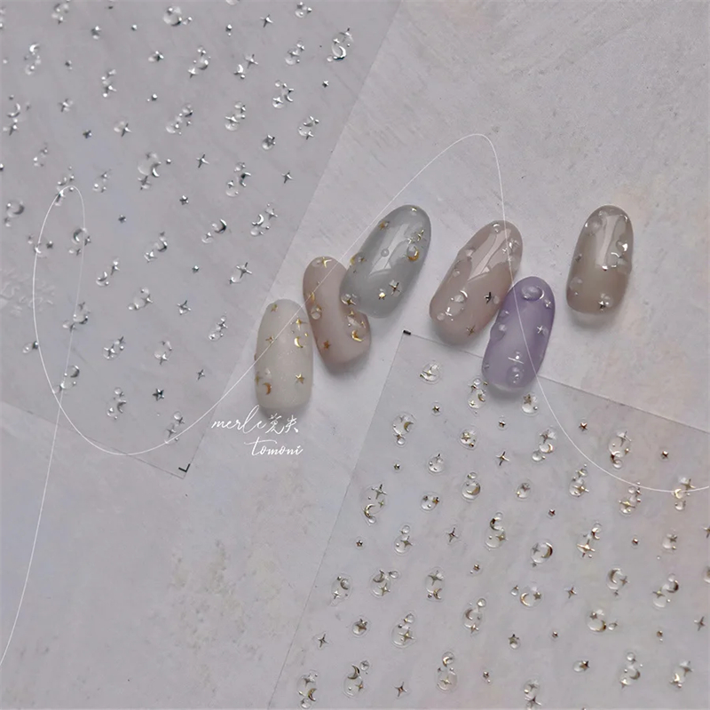 1pcs Jelly Nail Stickers Shiny - Nail Art Vampire recension och pris