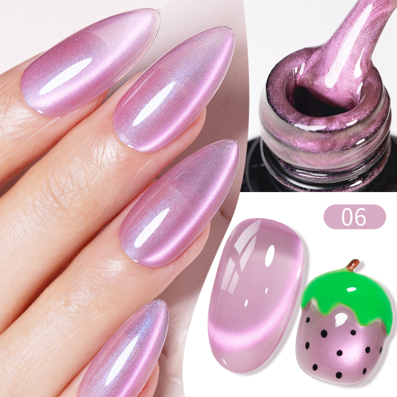 AWStorG 7.5ML Flash Pure Lust  - Nail Art Cat Eye Pink recension och pris