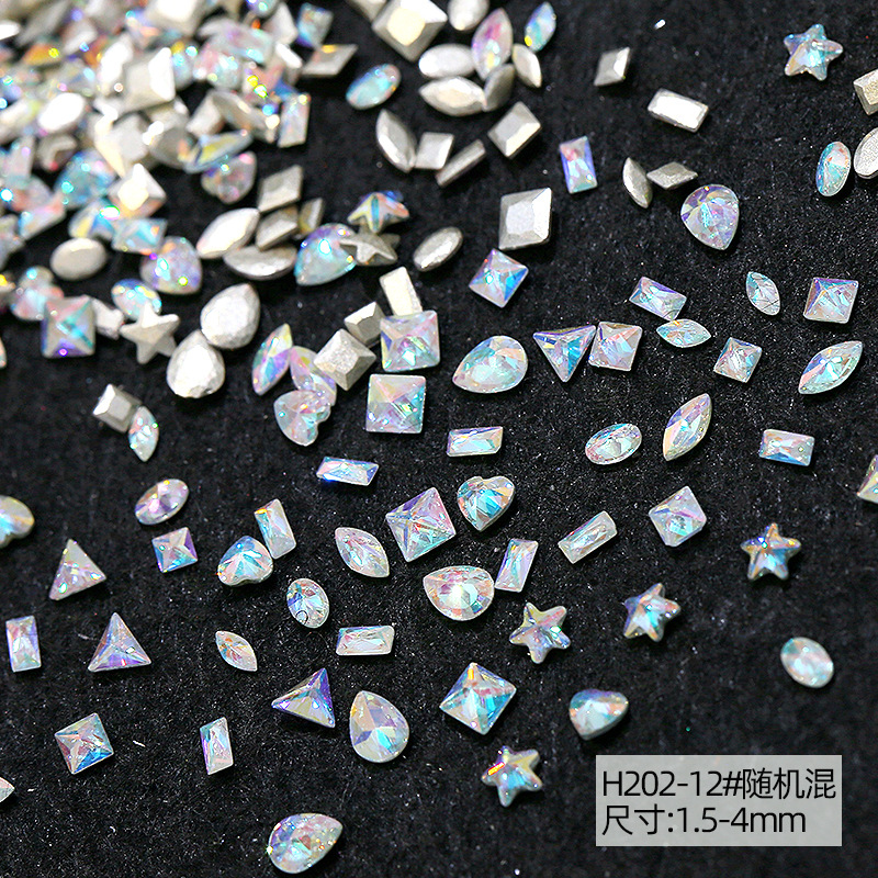 50PCS Top Sparkle Mini Chamfer - Nail Art Lotso recension och pris