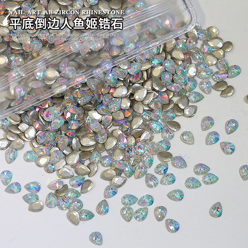 50PCS Top Sparkle Mini Chamfer - Nail Art Lotso recension och pris