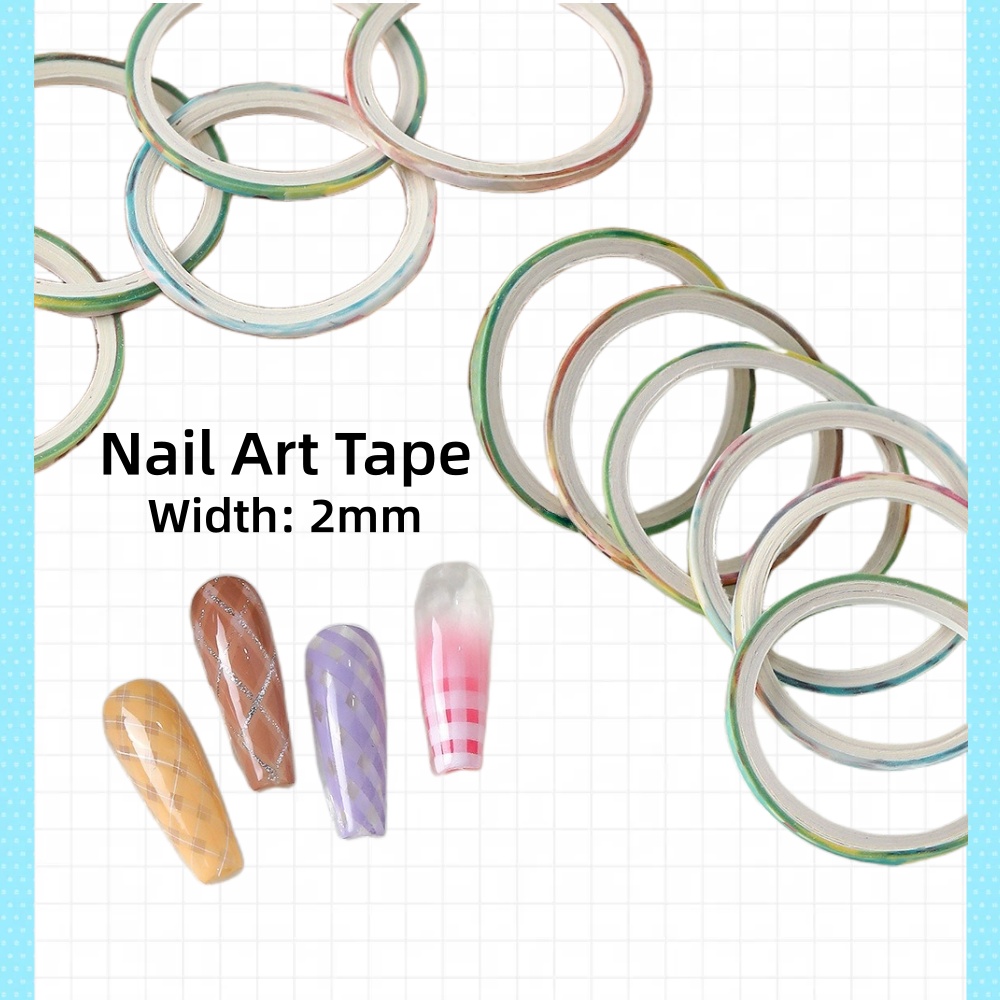 10 Rolls Nail Striping Tape –  - Striping Tape Nail recension och pris