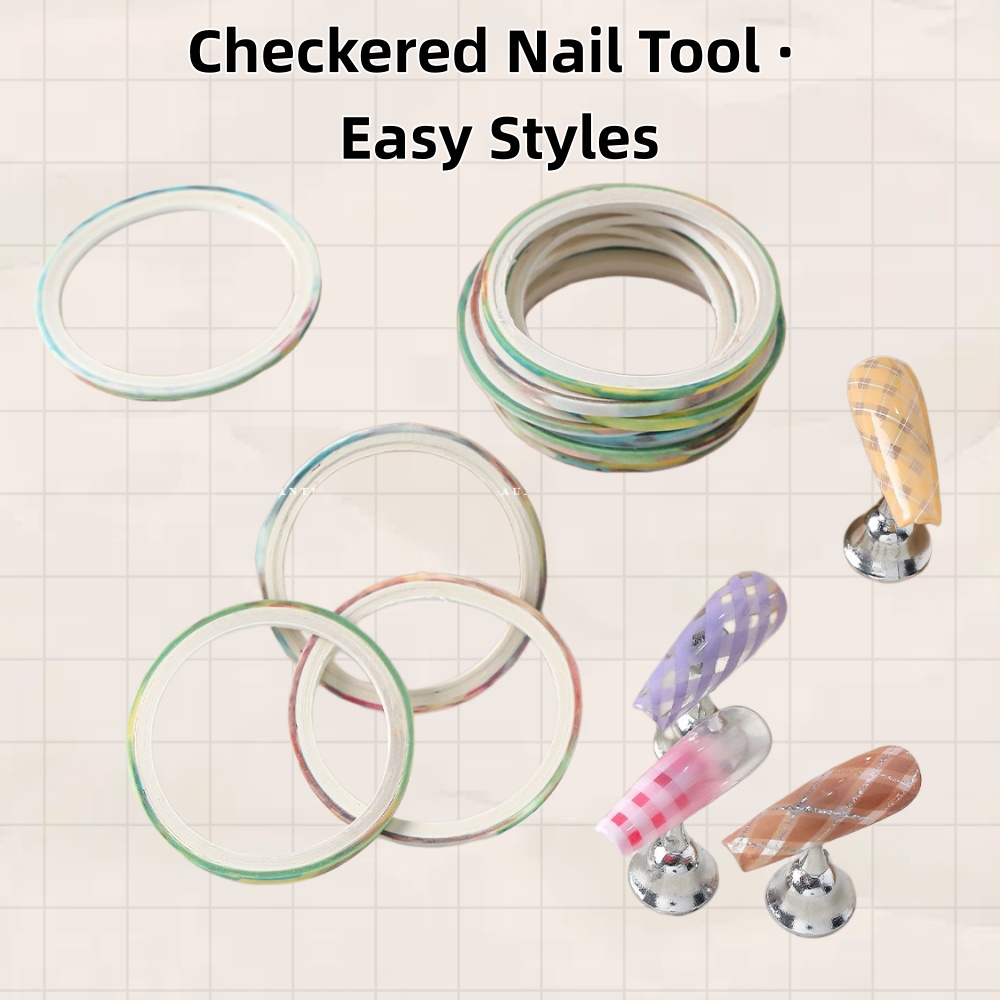 10 Rolls Nail Striping Tape –  - Striping Tape Nail recension och pris