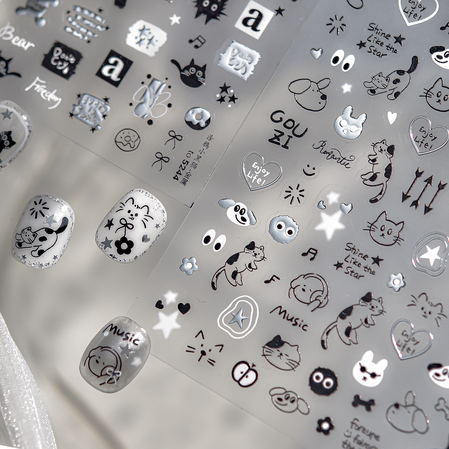 Anime Nail Stickers Metal 5D N - Nail Art Vampire recension och pris