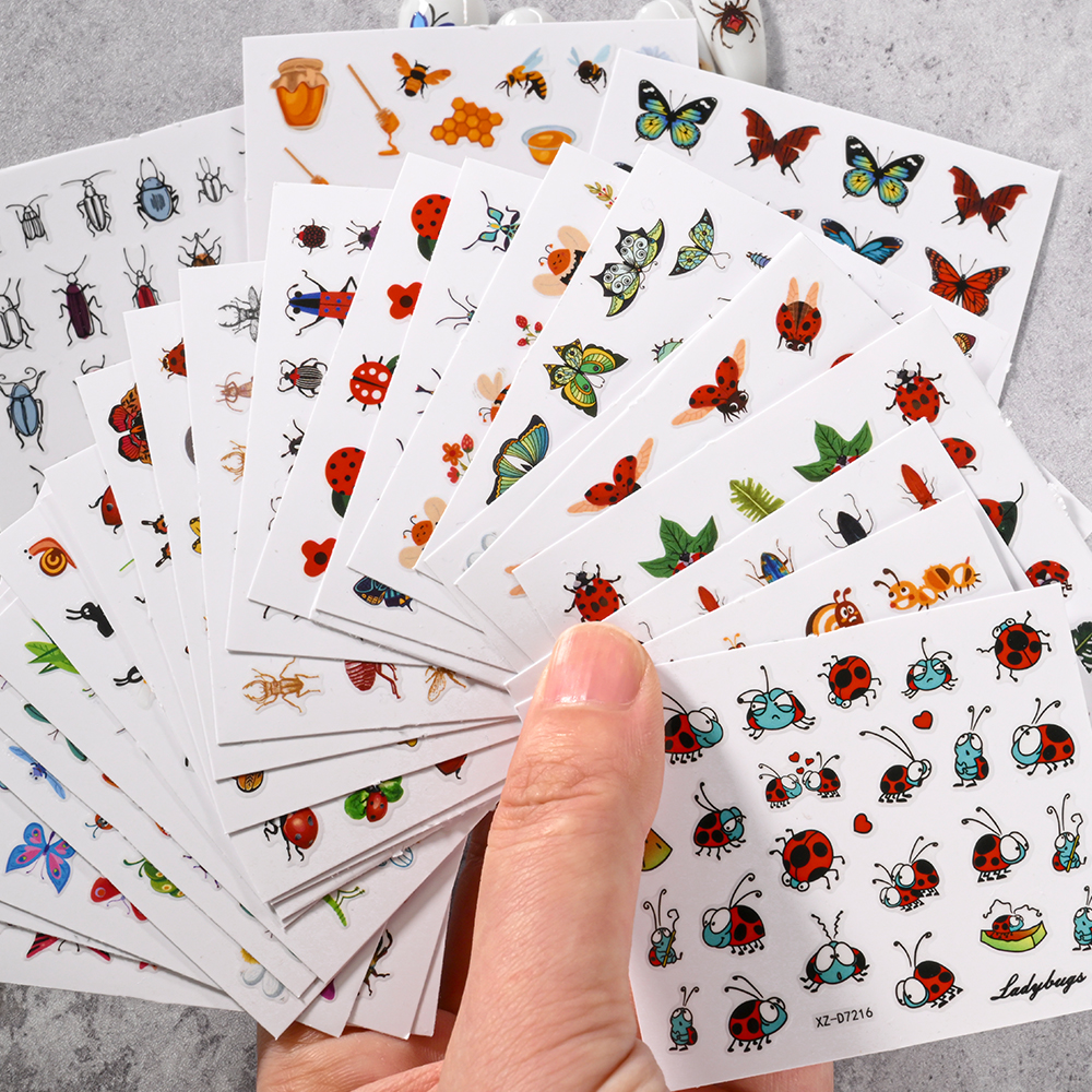 30Pcs/Lot Cute Bee Ladybug Ant - Nail Art Lotso recension och pris
