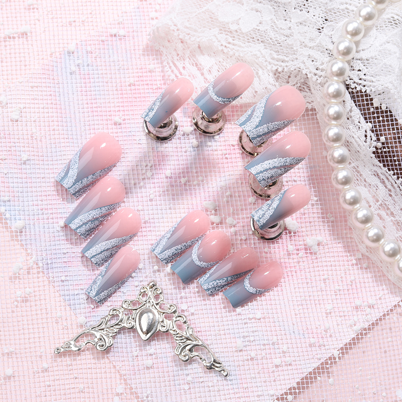 24PCS French Minimalist Stripe - Nail Art Aesthetic recension och pris