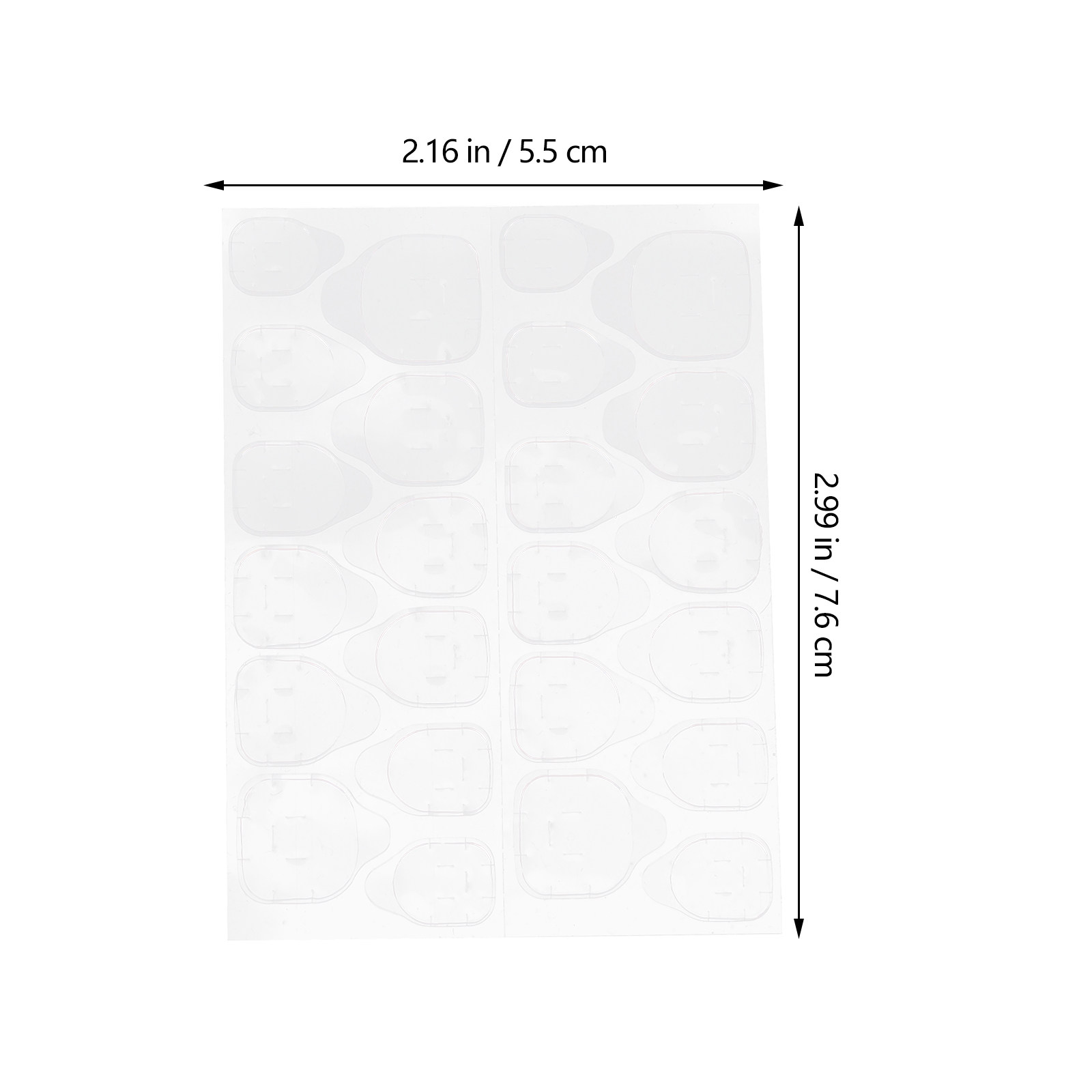 50 Sheets Jelly Gel Press on T - Nail Art Jelly recension och pris