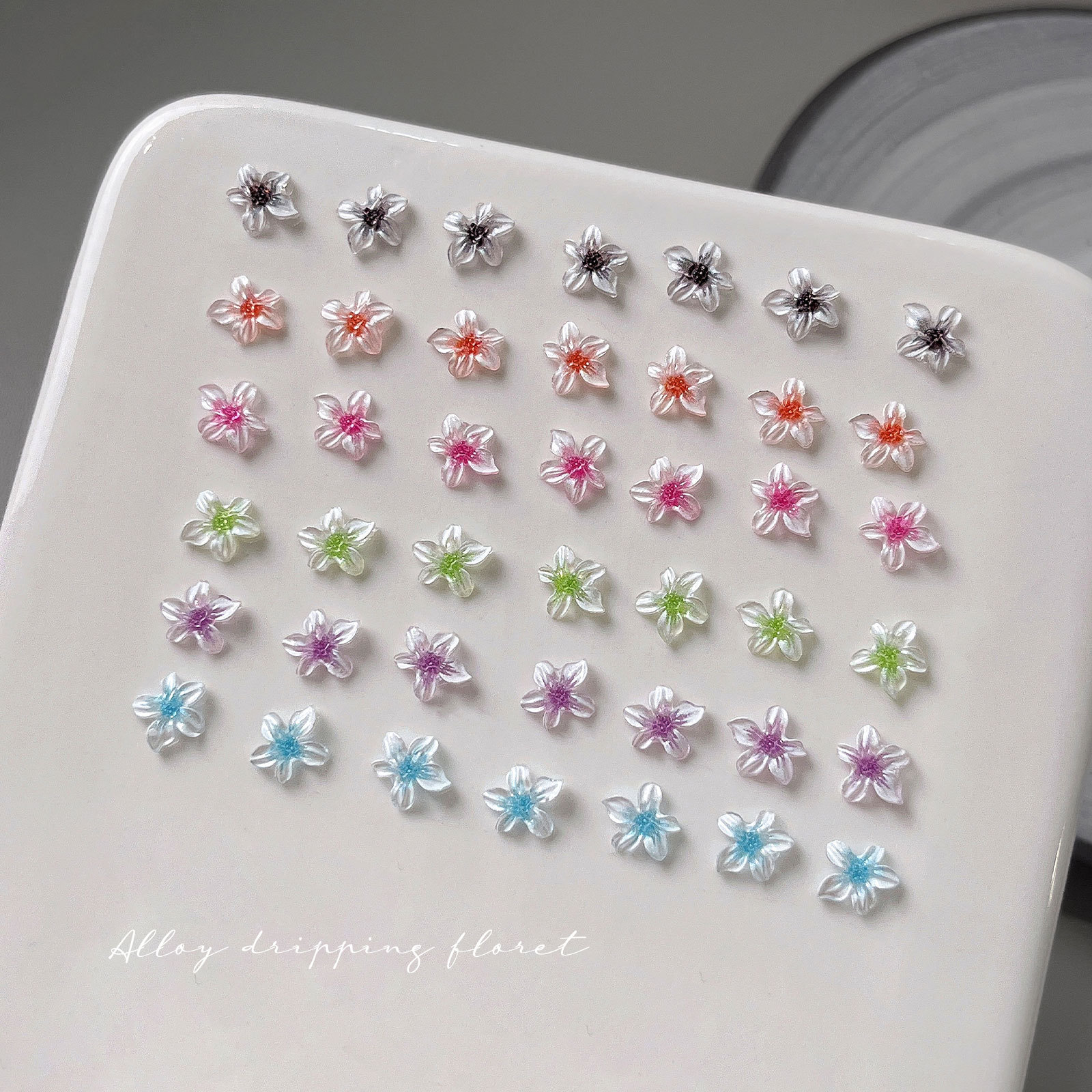 50PCS Beautiful Glazing 3D Spr - Nail Art Lotso recension och pris