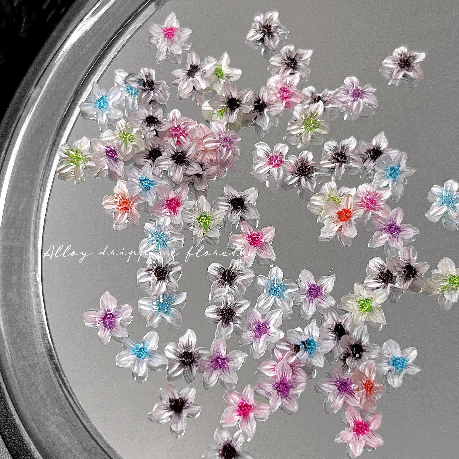 50PCS Beautiful Glazing 3D Spr - Nail Art Lotso recension och pris