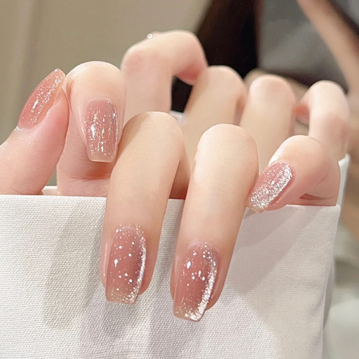 Fashion trend Women Girls 24Pc - Nail Art Cat Eye Pink recension och pris