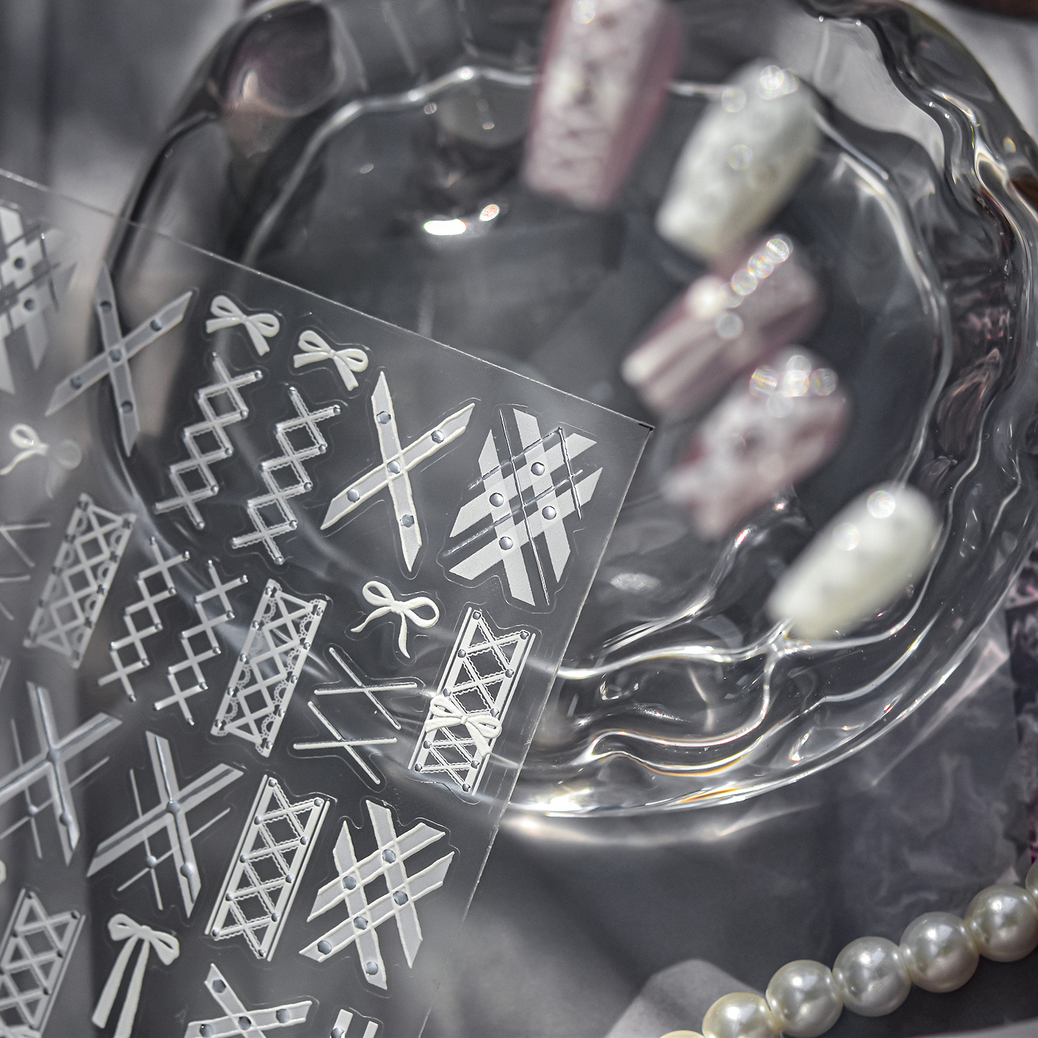 Relief Nail Stickers Elegant W - Nail Art Vampire recension och pris