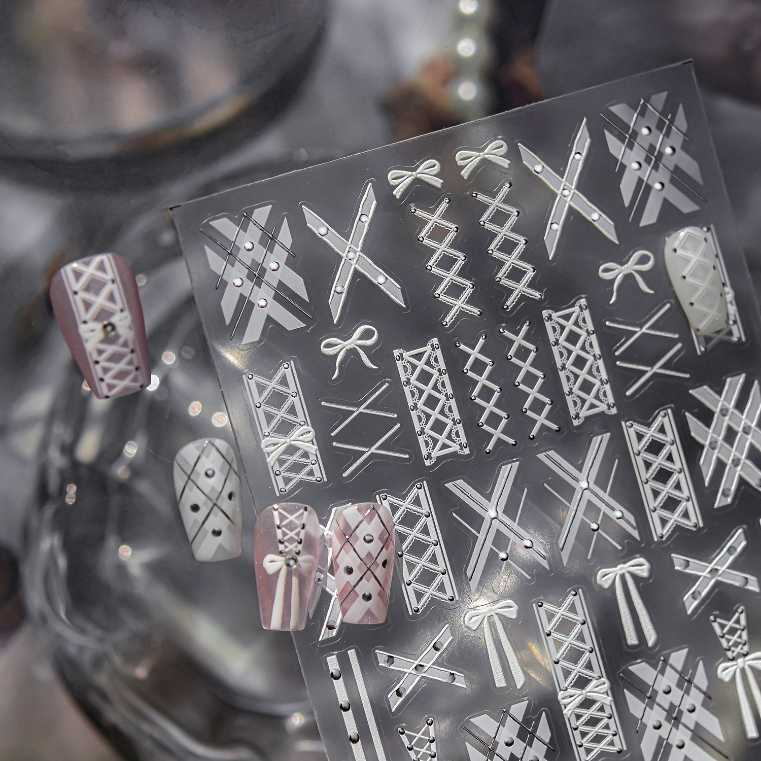 Relief Nail Stickers Elegant W - Nail Art Vampire recension och pris