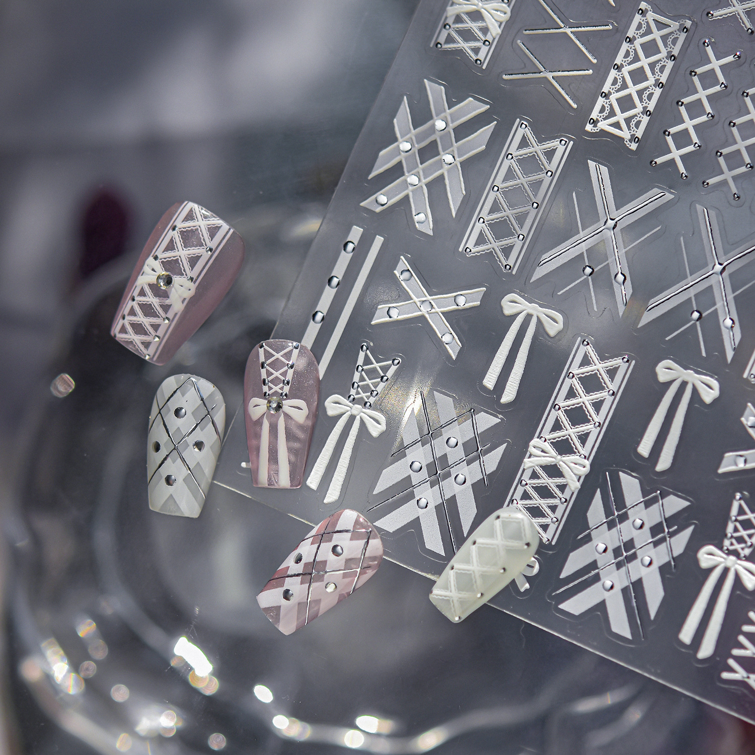 Relief Nail Stickers Elegant W - Nail Art Vampire recension och pris