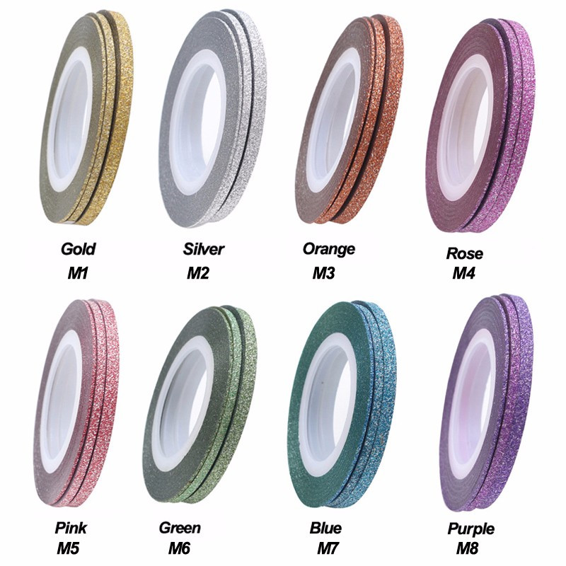 1mm/2mm/3mm Glitter Nail Art S - Nail Art Lotso recension och pris