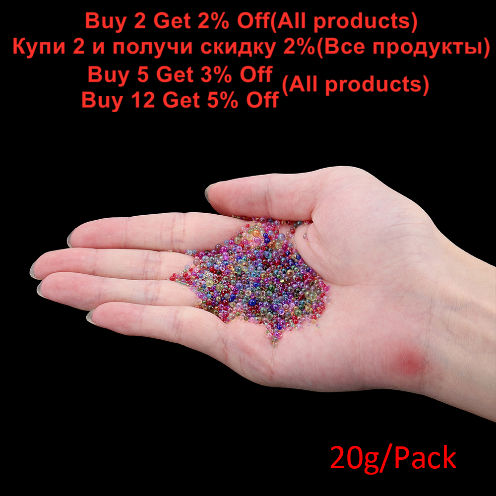 10/20g 0.4-3mm Mini Bubble Bal - Nail Art Emerald recension och pris