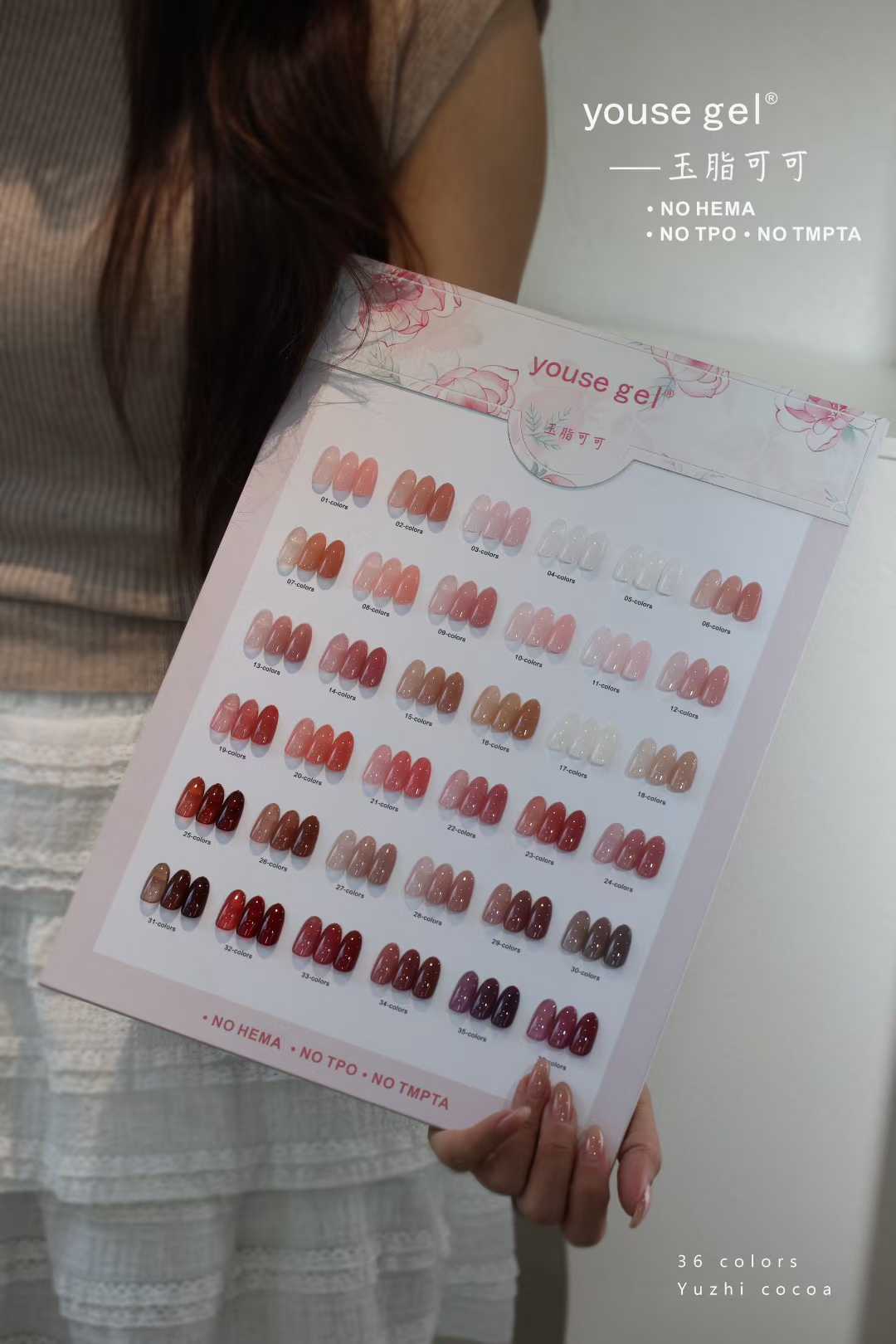36-color spring/summer nude pi - Nail Art Jelly recension och pris