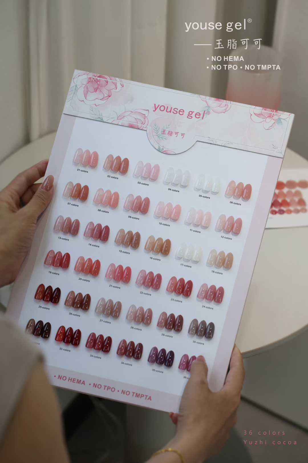 36-color spring/summer nude pi - Nail Art Jelly recension och pris