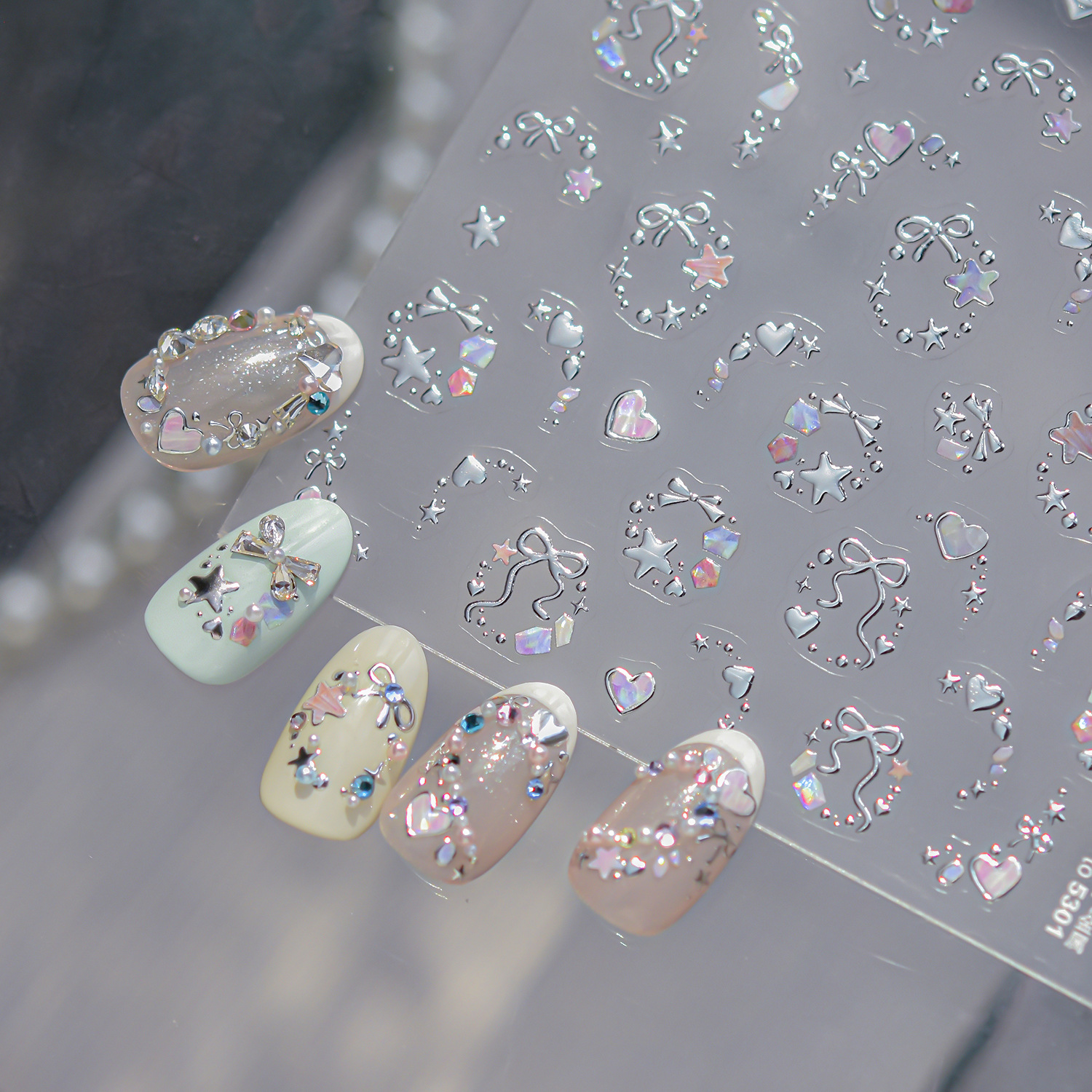 Exquisite Stars Love Garland S - Nail Art Vampire recension och pris