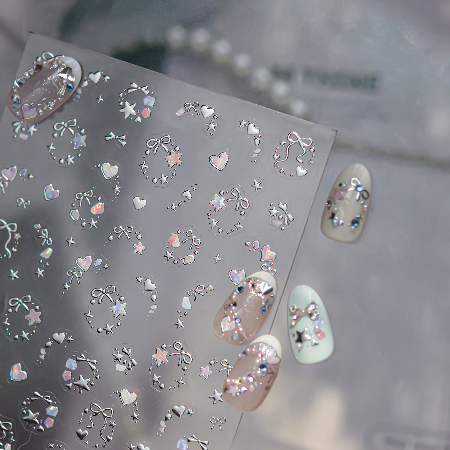 Exquisite Stars Love Garland S - Nail Art Vampire recension och pris