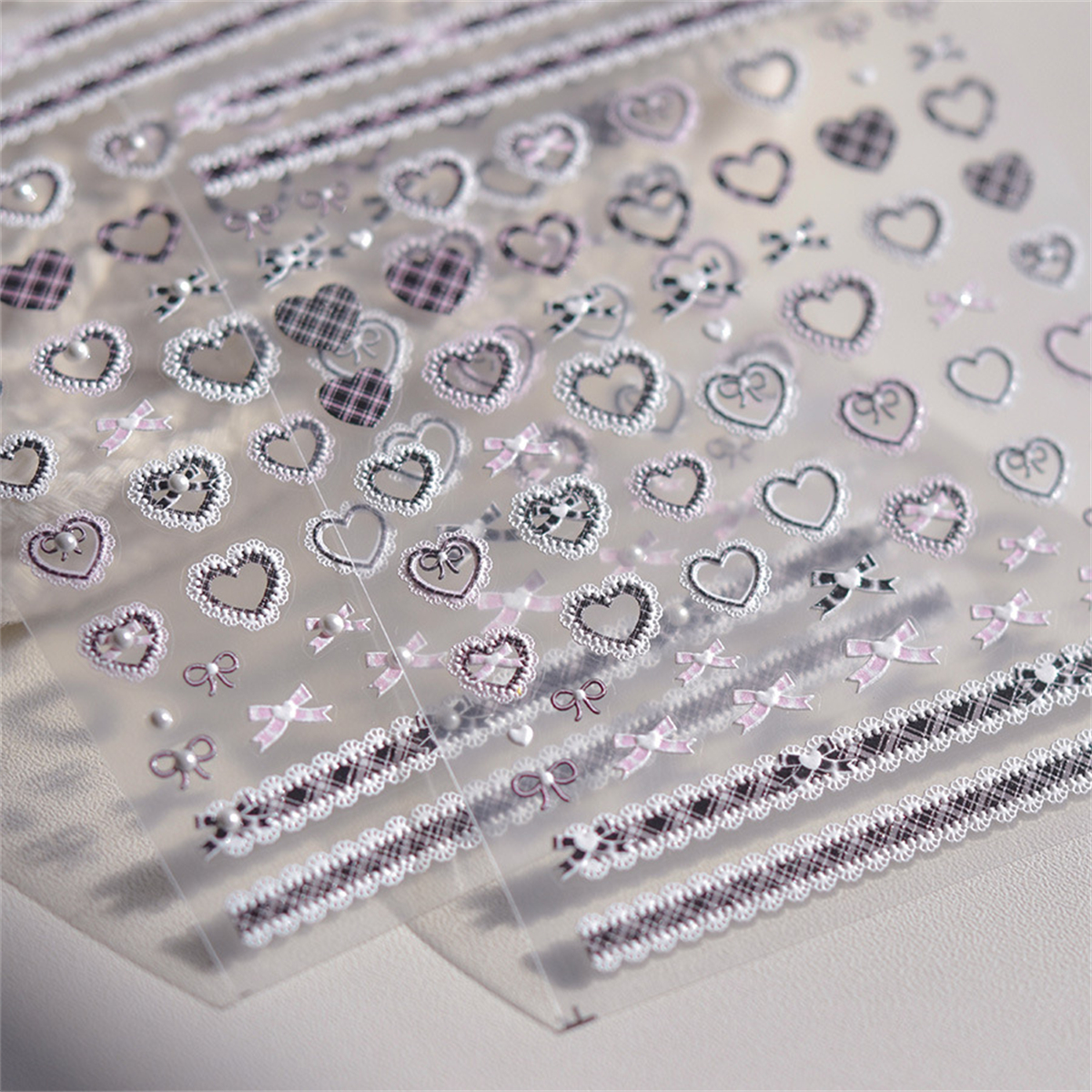 1pcs 5D Relief Kawaii Lace Nai - Nail Art Vampire recension och pris