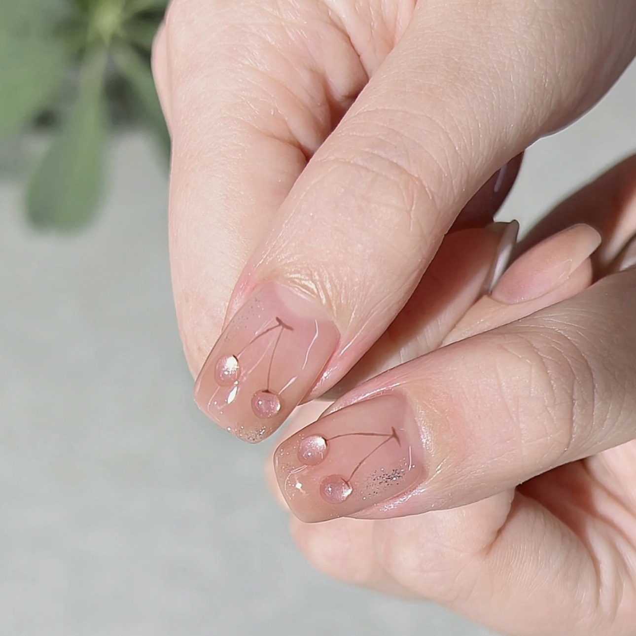 10pcs Pink Cat-Eye Handmade Na - Nail Art Cat Eye Pink recension och pris