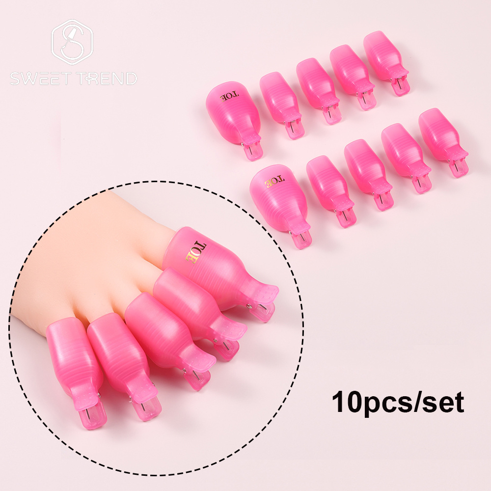 SWEET TREND-10Pcs/set Plastic  - Nail Art Halal recension och pris