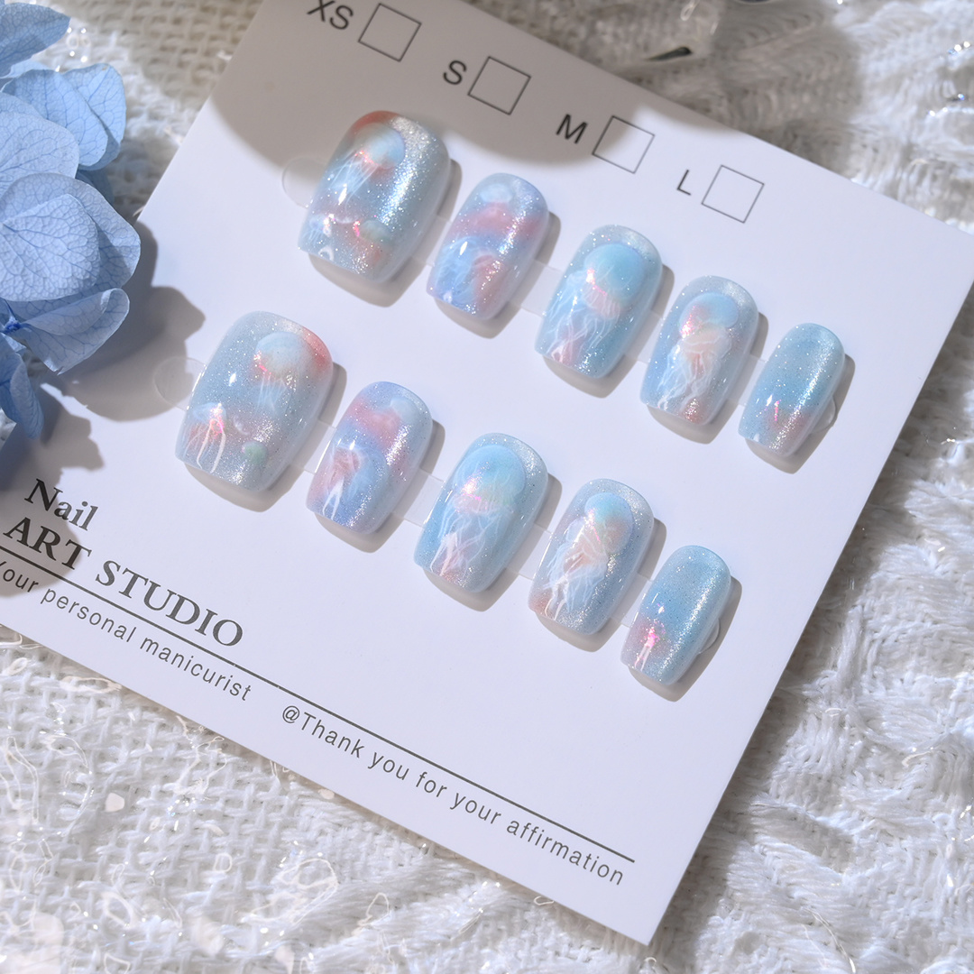 10 Pcs Women Colour Dreamy Jel - Nail Art Emerald recension och pris