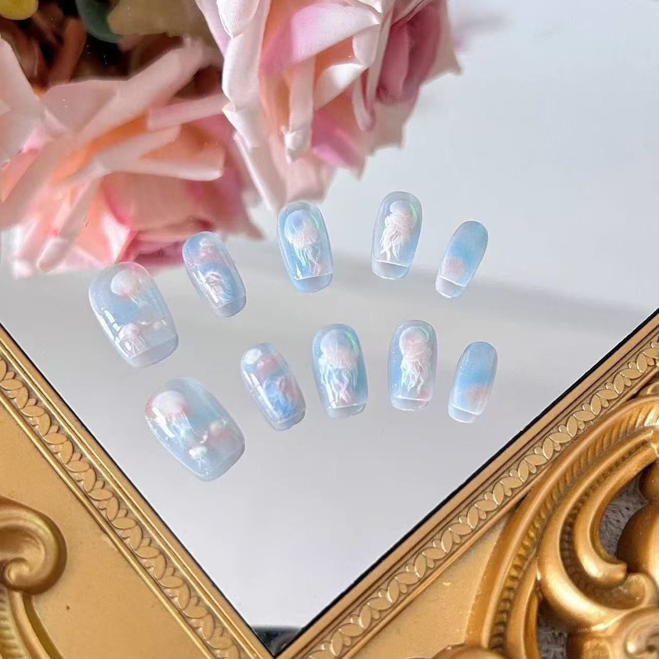 10 Pcs Women Colour Dreamy Jel - Nail Art Emerald recension och pris