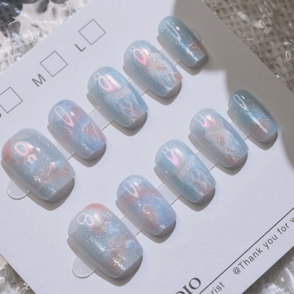 10 Pcs Women Colour Dreamy Jel - Nail Art Emerald recension och pris