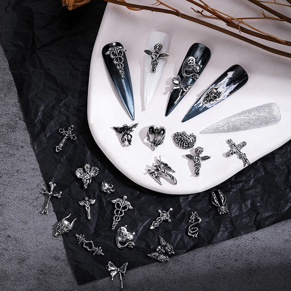 20pcs Style Mix Halloween Nail - Nail Art Vampire recension och pris