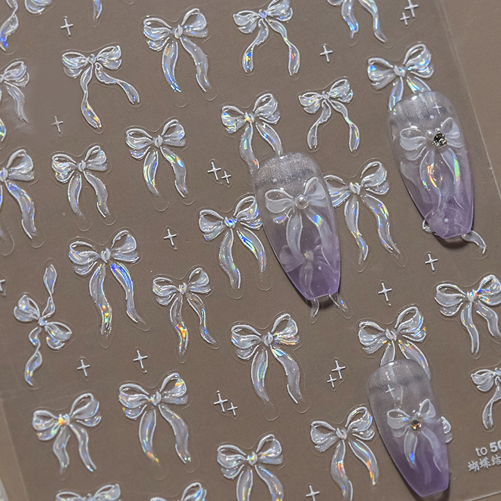 Chic Bowknot Jelly Silk Ribbon - Nail Art Vampire recension och pris