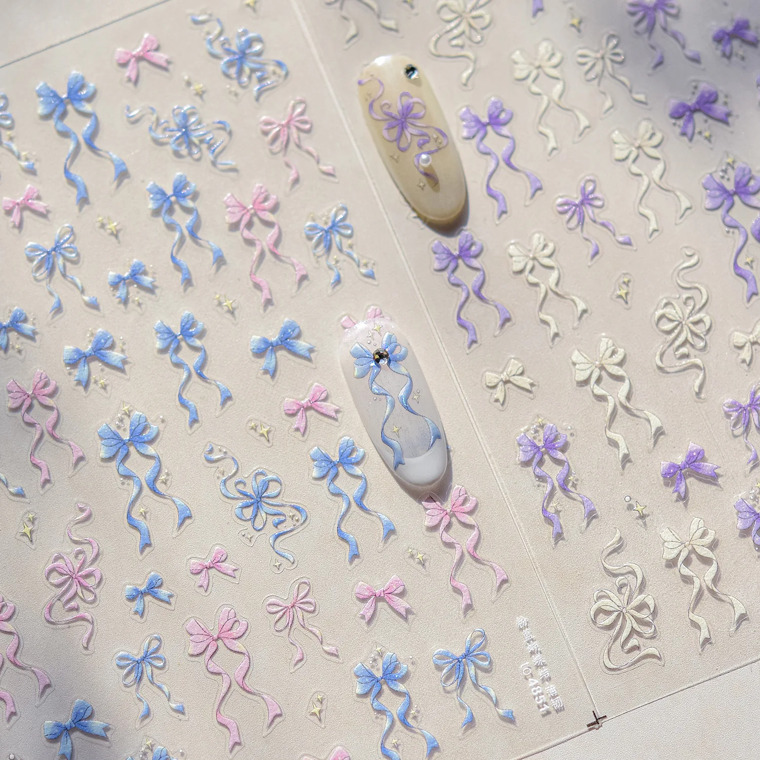 Chic Bowknot Jelly Silk Ribbon - Nail Art Vampire recension och pris