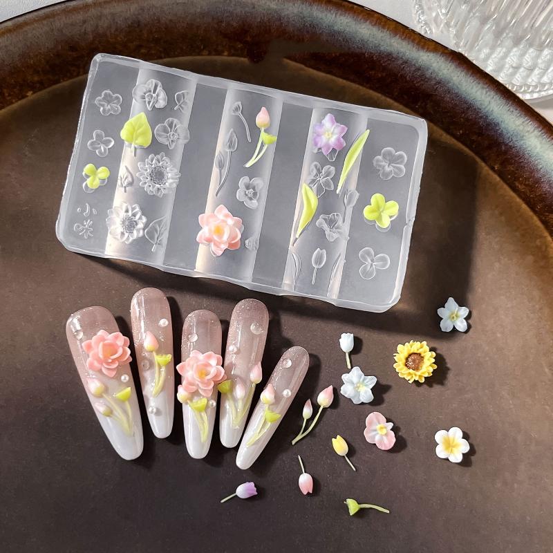 3D Flower Silicone Mold for Na - Nail Art Halal recension och pris