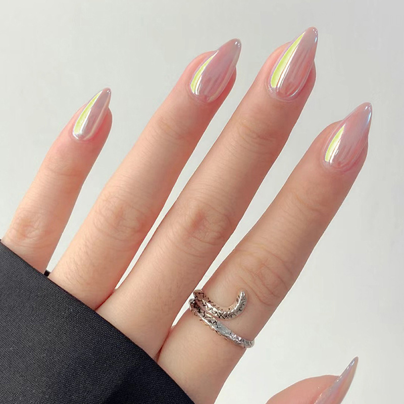 24Pcs Simple Nude Pink Solid N - Nail Art Jelly recension och pris
