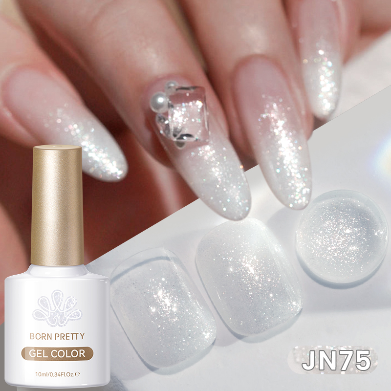 BORN PRETTY White Nude Color 1 - Nail Art Jelly recension och pris